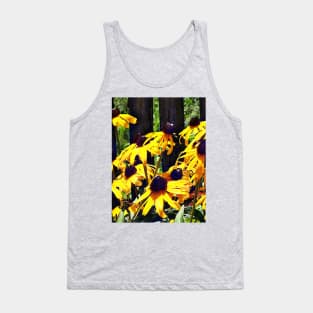 Black Eyed Susans by Fence Tank Top